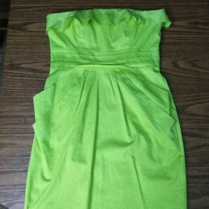 Jessica Simpson strapless dress!
